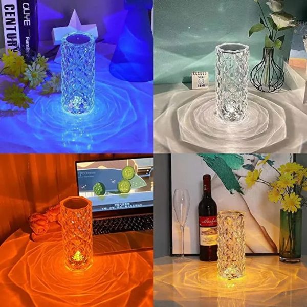 Crystal Diamond Table Lamps